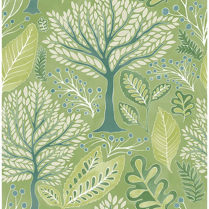 Advantage Kiah wallpaper, color Green, SKU 2980-26184