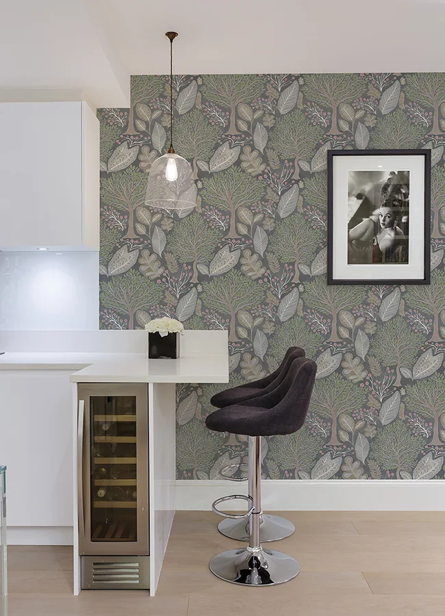 Advantage Kiah - Grey Wallpaper | Buy Online Advantage Kiah wallpaper, color Grey, SKU 2980-26183