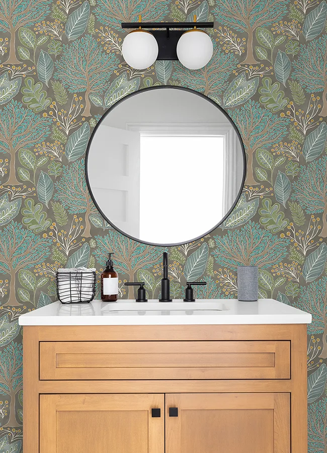 Advantage Kiah wallpaper, color Taupe, SKU 2980-26182