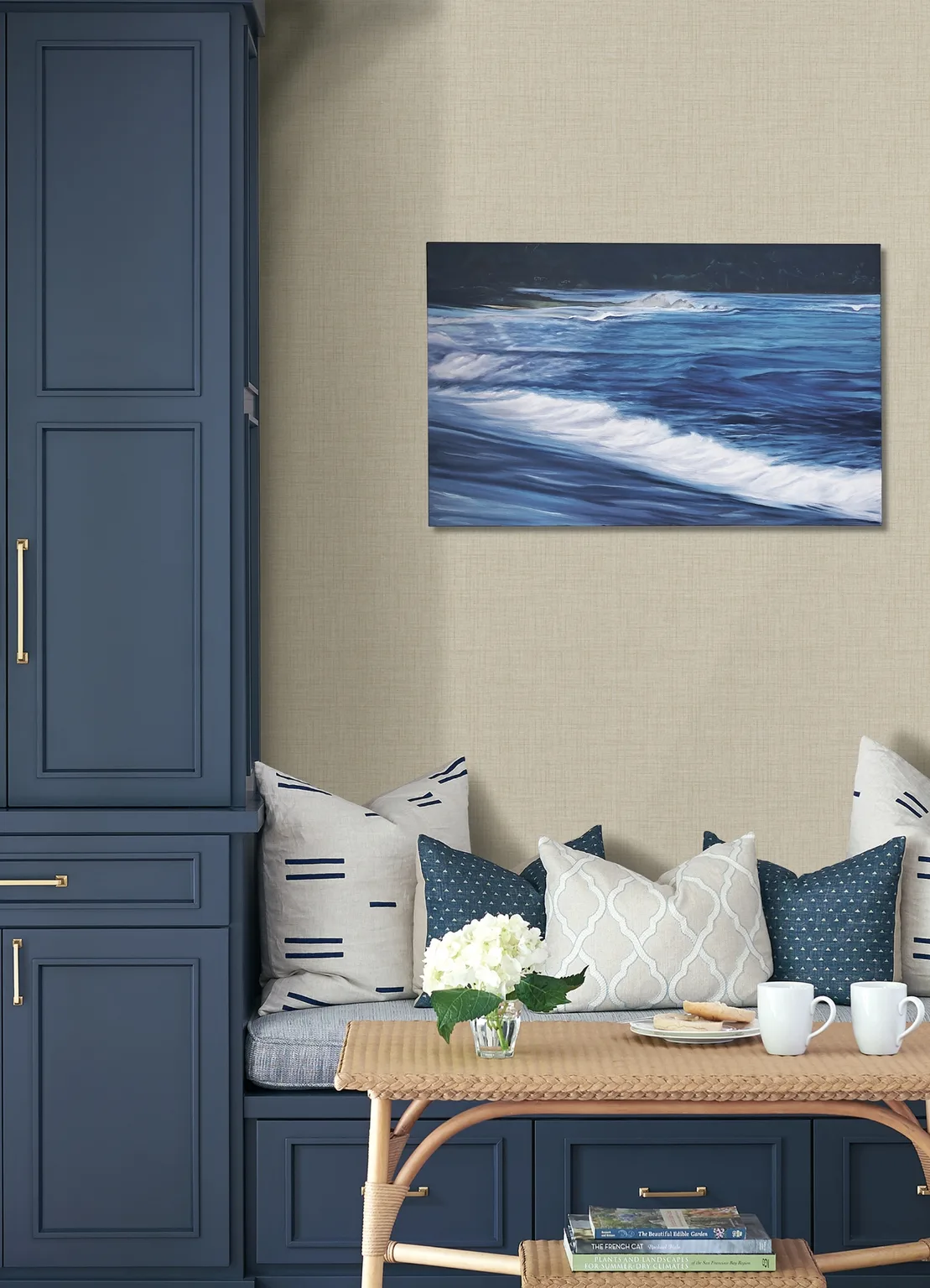 Advantage Lanister wallpaper, color Cream, SKU 4157-26499