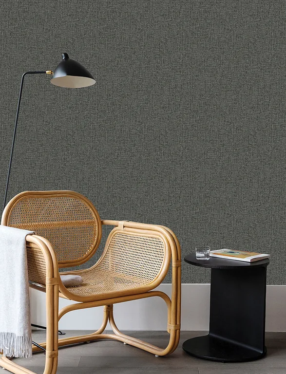 Advantage Larimore wallpaper, color Charcoal, SKU 4144-9117