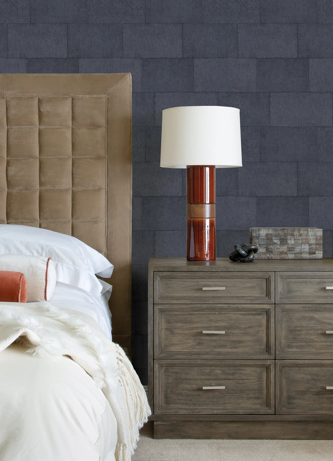 Advantage Lyell - Dark Blue Wallpaper | Buy Online Advantage Lyell wallpaper, color Dark Blue, SKU 4082-382015