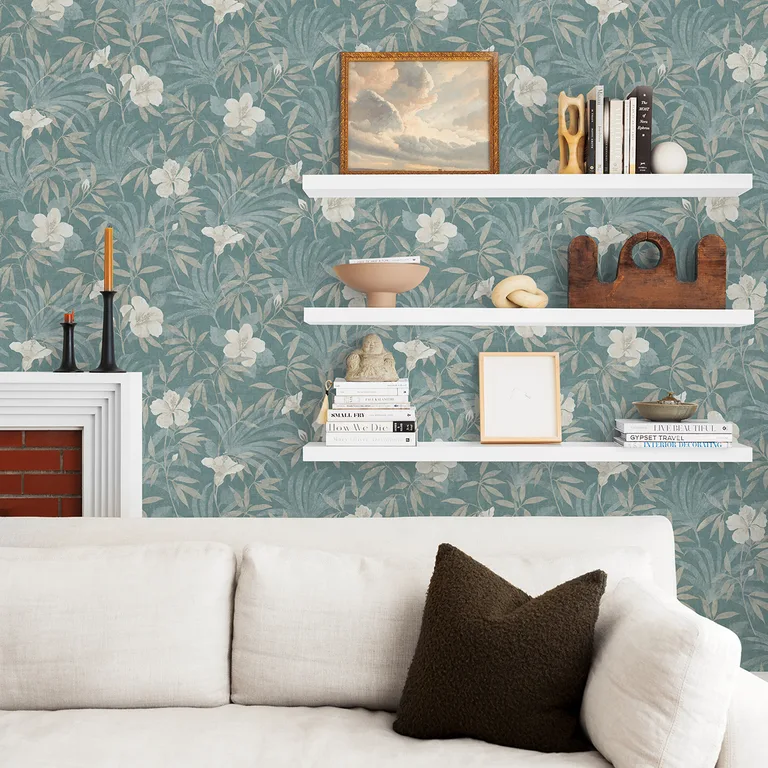 Advantage Malecon wallpaper, color Aqua, SKU 4044-38028-5