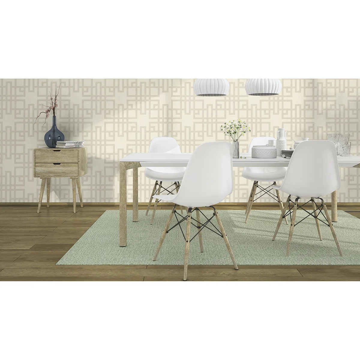 Advantage Mana - White Wallpaper | Buy Online Advantage Mana wallpaper, color White, SKU 4035-409239