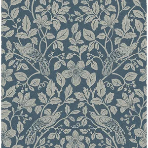 Advantage Marlow wallpaper, color Dark Blue, SKU 4164-M1818