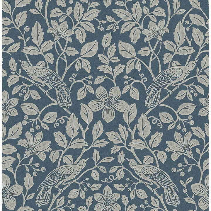 Advantage Marlow wallpaper, color Dark Blue, SKU 4164-M1818