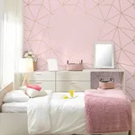 Advantage Metallic Geo - Pink Wallpaper | Buy Online Advantage Metallic Geo wallpaper, color Pink, SKU 4203-27585