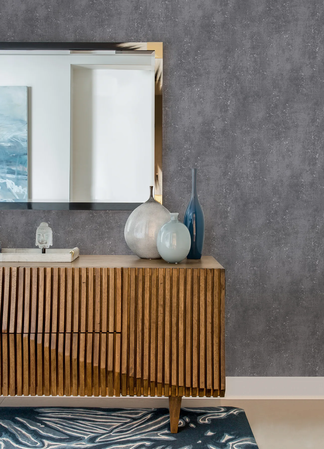 Advantage Miller - Grey Wallpaper | Buy Online Advantage Miller wallpaper, color Grey, SKU 4082-378403