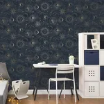 Advantage Mystic - Navy Wallpaper | Buy Online Advantage Mystic wallpaper, color Navy, SKU 4203-27587