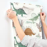 Advantage Prehistoric Dino - Green Wallpaper | Buy Online Advantage Prehistoric Dino wallpaper, color Green, SKU 4203-27544