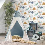 Advantage Prehistoric Dino wallpaper, color Orange, SKU 4203-27545