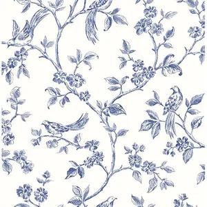 Advantage Ray wallpaper, color Navy, SKU 2813-24972