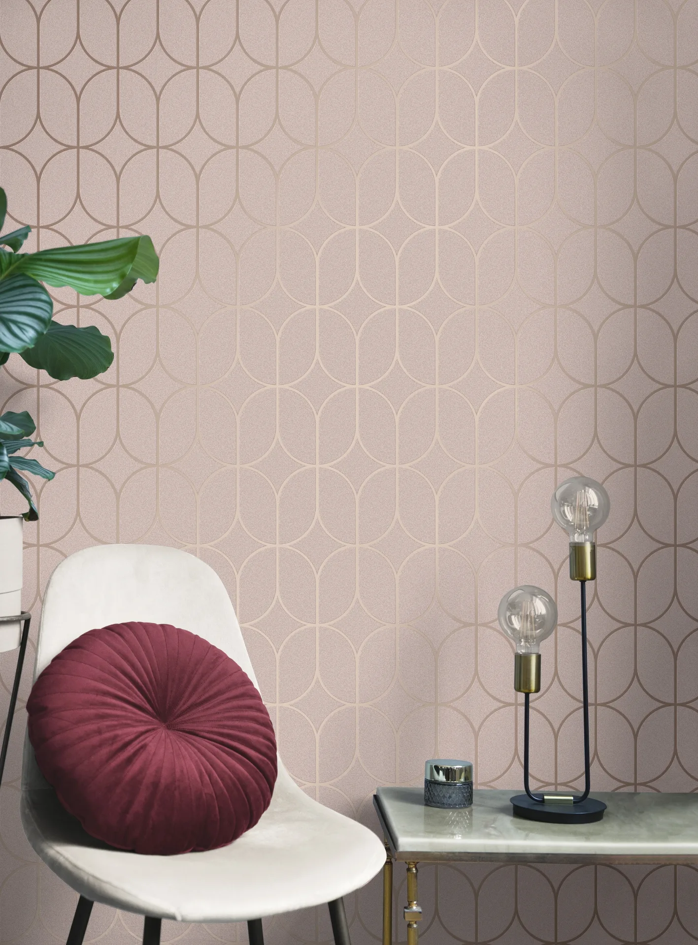 Advantage Raye wallpaper, color Pink, SKU 4157-42805