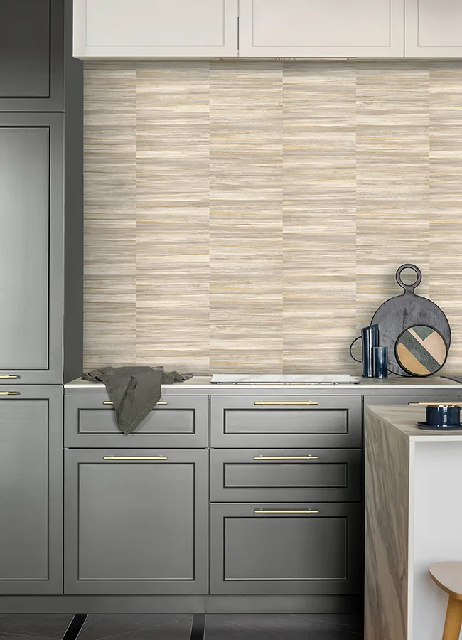 Advantage Rowan wallpaper, color Wheat, SKU 4125-26743