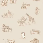 Advantage Safari Babies - Beige Wallpaper | Buy Online Advantage Safari Babies wallpaper, color Beige, SKU 4203-27553