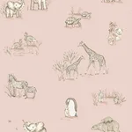 Advantage Safari Babies wallpaper, color Pink, SKU 4203-27552