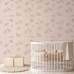 Advantage Safari Babies wallpaper, color Pink, SKU 4203-27552