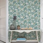 Advantage Saura - Teal Wallpaper | Buy Online Advantage Saura wallpaper, color Teal, SKU 2980-704112