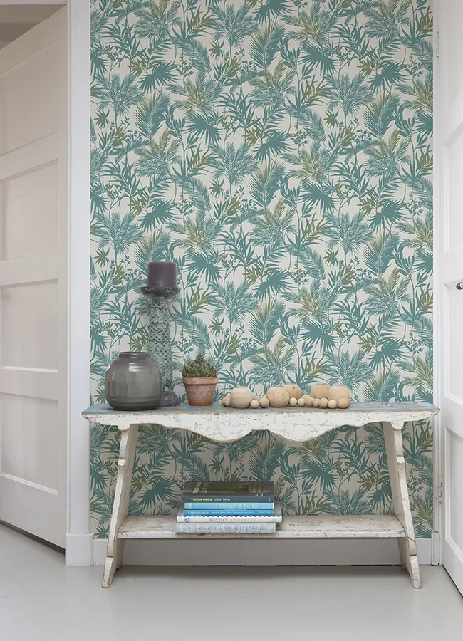 Advantage Saura - Teal Wallpaper | Buy Online Advantage Saura wallpaper, color Teal, SKU 2980-704112