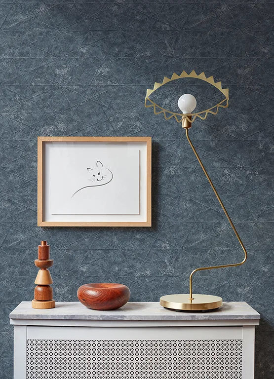 Advantage Seth wallpaper, color Indigo, SKU 4096-554366