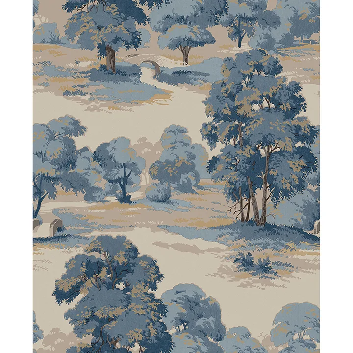 Advantage Sherwood wallpaper, color Blue, SKU 4164-M1830