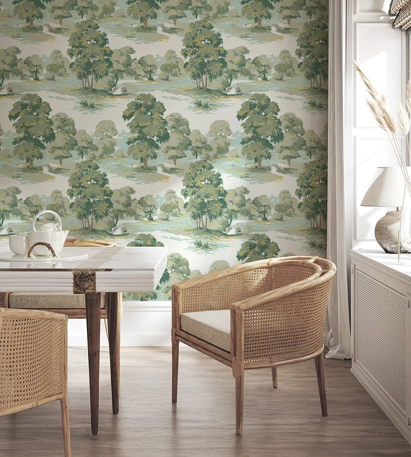 Advantage Sherwood - Green Wallpaper | Buy Online Advantage Sherwood wallpaper, color Green, SKU 4164-M1829