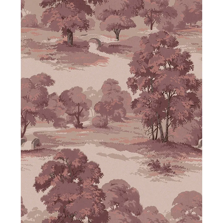 Advantage Sherwood wallpaper, color Merlot, SKU 4164-M1828