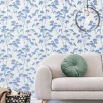 Advantage Sprig - Blue Wallpaper | Buy Online Advantage Sprig wallpaper, color Blue, SKU 4157-M1539