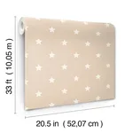Advantage Starry Motif - Light Brown Wallpaper | Buy Online Advantage Starry Motif wallpaper, color Light Brown, SKU 4203-27581