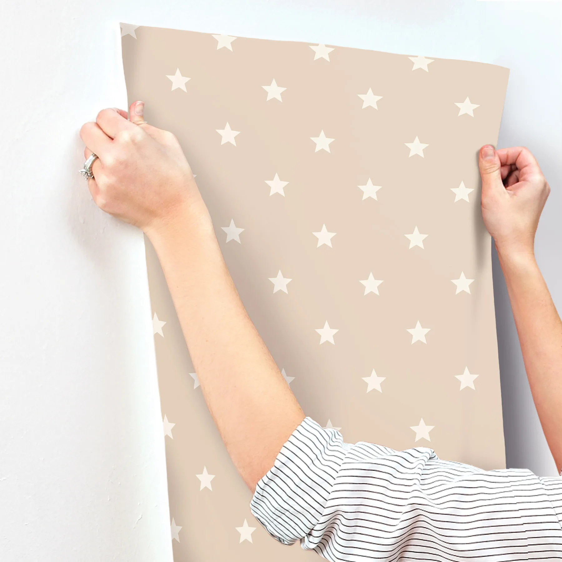 Advantage Starry Motif - Light Brown Wallpaper | Buy Online Advantage Starry Motif wallpaper, color Light Brown, SKU 4203-27581