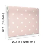 Advantage Starry Motif - Pink Wallpaper | Buy Online Advantage Starry Motif wallpaper, color Pink, SKU 4203-27582