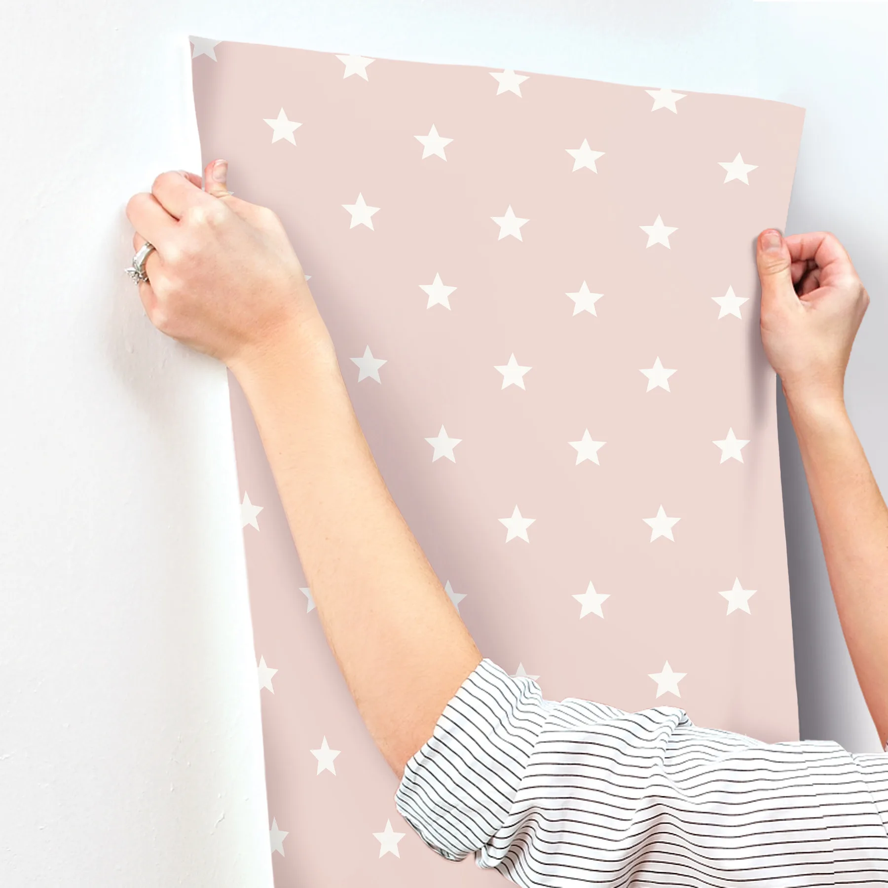 Advantage Starry Motif - Pink Wallpaper | Buy Online Advantage Starry Motif wallpaper, color Pink, SKU 4203-27582