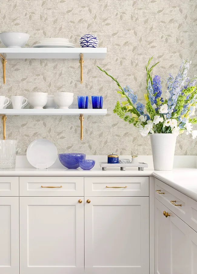 Advantage Stonewall wallpaper, color Ivory, SKU 4168-17745