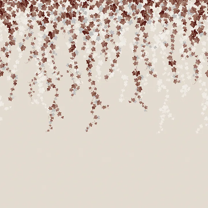 Advantage Trailing Ivy wallpaper, color Brown, SKU 4164-50941