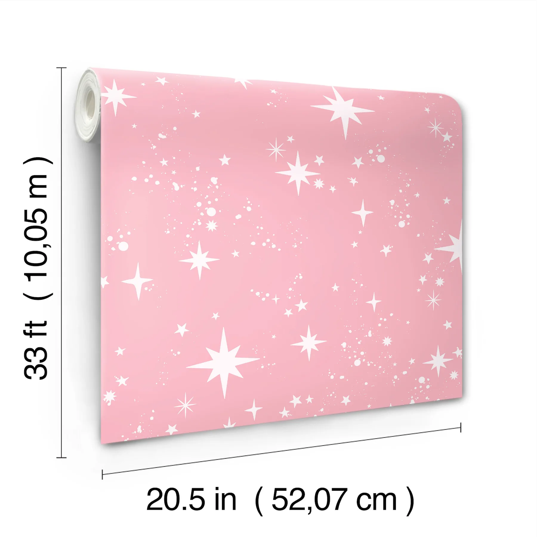 Advantage Twinkle - Pink Wallpaper | Buy Online Advantage Twinkle wallpaper, color Pink, SKU 4203-27566