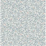 Advantage Winter Berry - Blue Wallpaper | Buy Online Advantage Winter Berry wallpaper, color Blue, SKU 4164-M1841