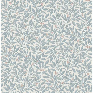 Advantage Winter Berry wallpaper, color Blue, SKU 4164-M1841