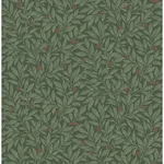 Advantage Winter Berry - Evergreen Wallpaper | Buy Online Advantage Winter Berry wallpaper, color Evergreen, SKU 4164-M1844