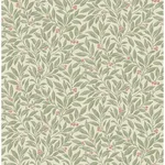 Advantage Winter Berry - Green Wallpaper | Buy Online Advantage Winter Berry wallpaper, color Green, SKU 4164-M1840