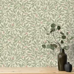 Advantage Winter Berry - Green Wallpaper | Buy Online Advantage Winter Berry wallpaper, color Green, SKU 4164-M1840