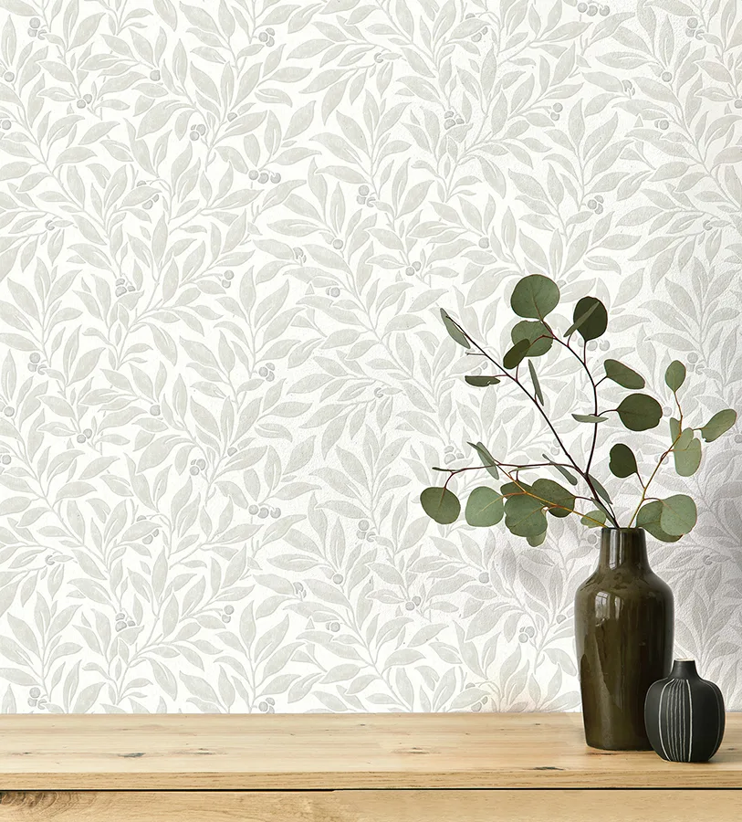Advantage Winter Berry wallpaper, color Light Grey, SKU 4164-M1843