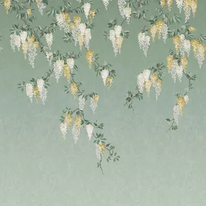 Advantage Wisteria wallpaper, color Green, SKU 4164-50940