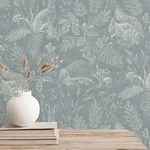 Advantage Woodland - Blue Wallpaper | Buy Online Advantage Woodland wallpaper, color Blue, SKU 4164-M1802