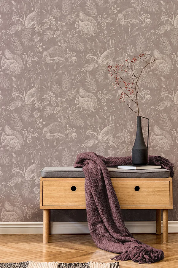 Advantage Woodland - Mahogany Wallpaper | Buy Online Advantage Woodland wallpaper, color Mahogany, SKU 4164-M1803