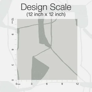 Antonina Vella Abstract Geo wallpaper, color Fog & Silver, SKU MD7111