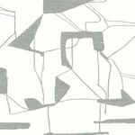 Antonina Vella Abstract Geo - White & Silver Wallpaper | Buy Online Antonina Vella Abstract Geo wallpaper, color White & Silver, SKU MD7114