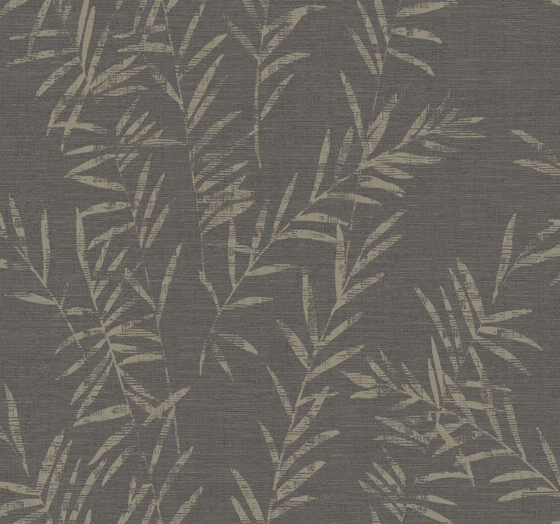 Antonina Vella Allerton Bamboo wallpaper, color Black, SKU AB3061