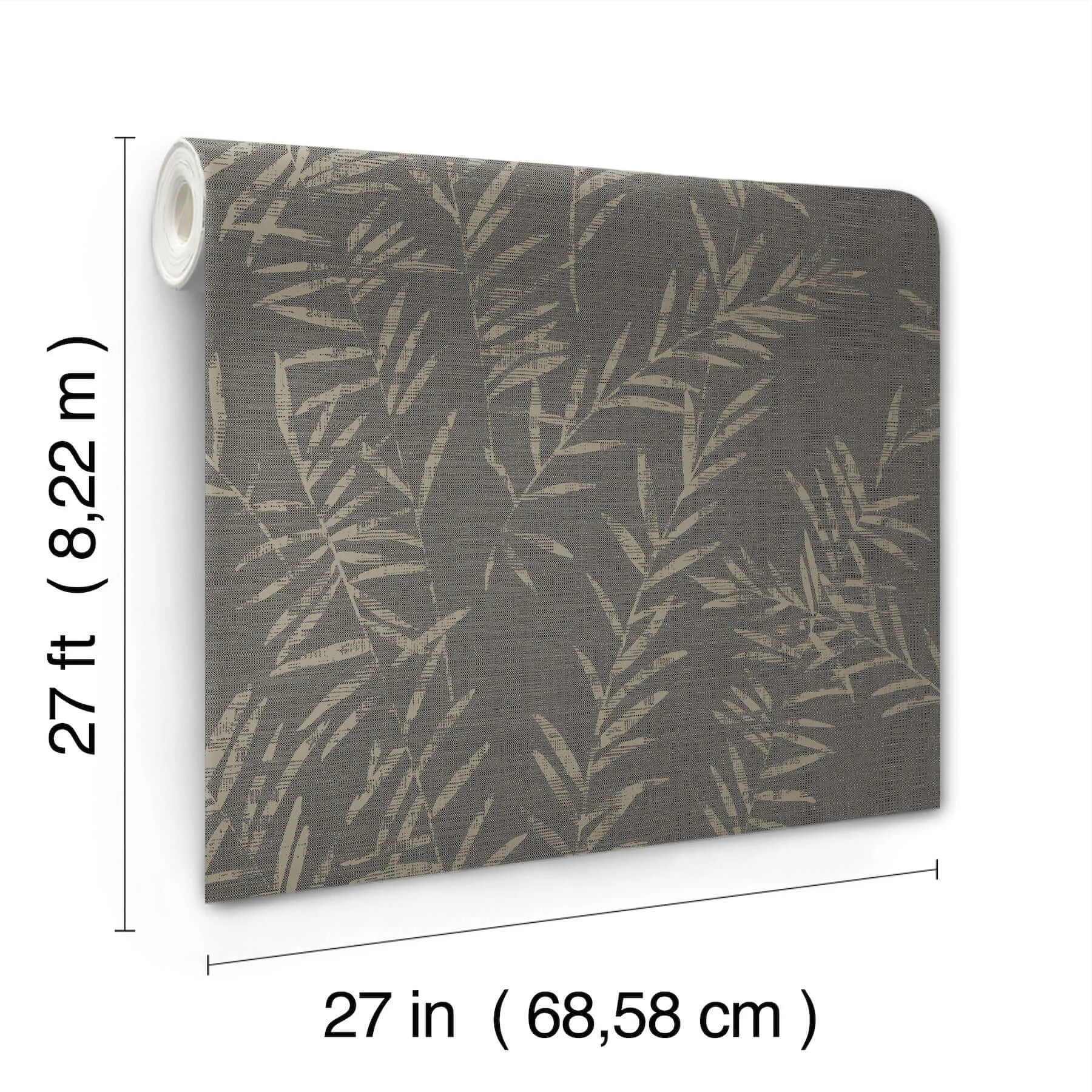 Antonina Vella Allerton Bamboo - Black Wallpaper | Buy Online Antonina Vella Allerton Bamboo wallpaper, color Black, SKU AB3061