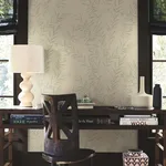 Antonina Vella Allerton Bamboo - Linen Wallpaper | Buy Online Antonina Vella Allerton Bamboo wallpaper, color Linen, SKU AB3063