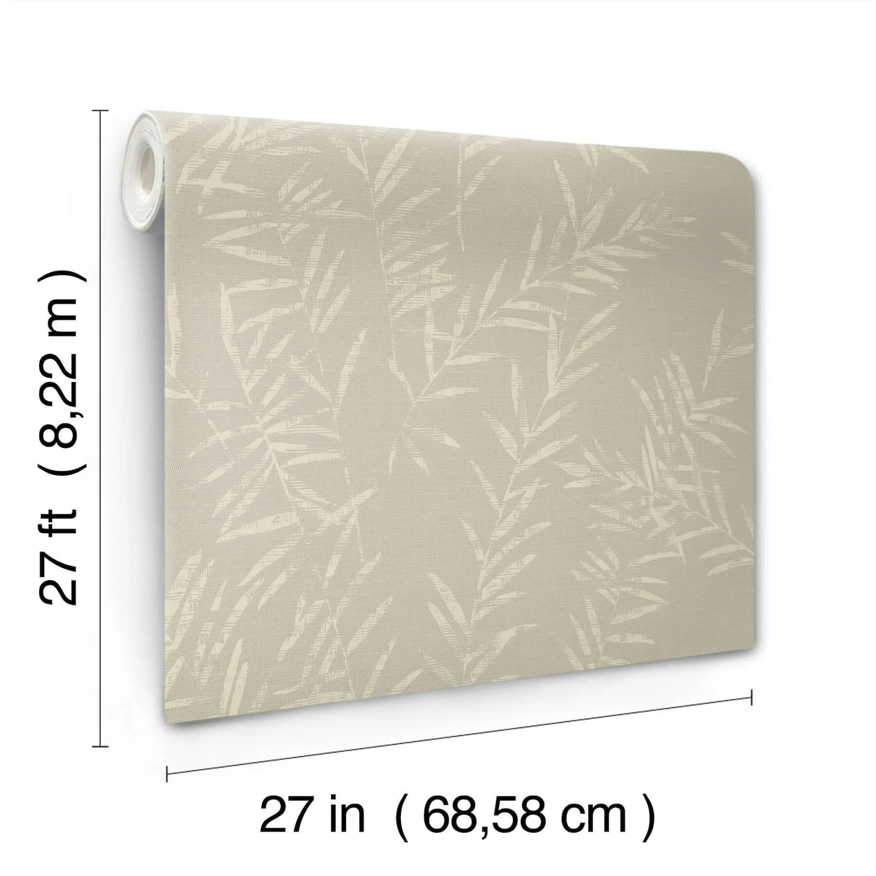 Antonina Vella Allerton Bamboo - Taupe Wallpaper | Buy Online Antonina Vella Allerton Bamboo wallpaper, color Taupe, SKU AB3062